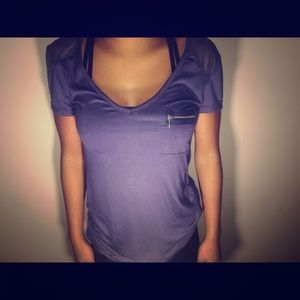 Navy Blue Dress Shirt With Pocket